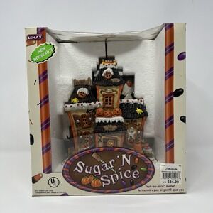 Lemax Sugar N Spice Not So Nice Manor Halloween Village‎ House 2005 Lighted
